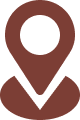 Brown map marker symbol